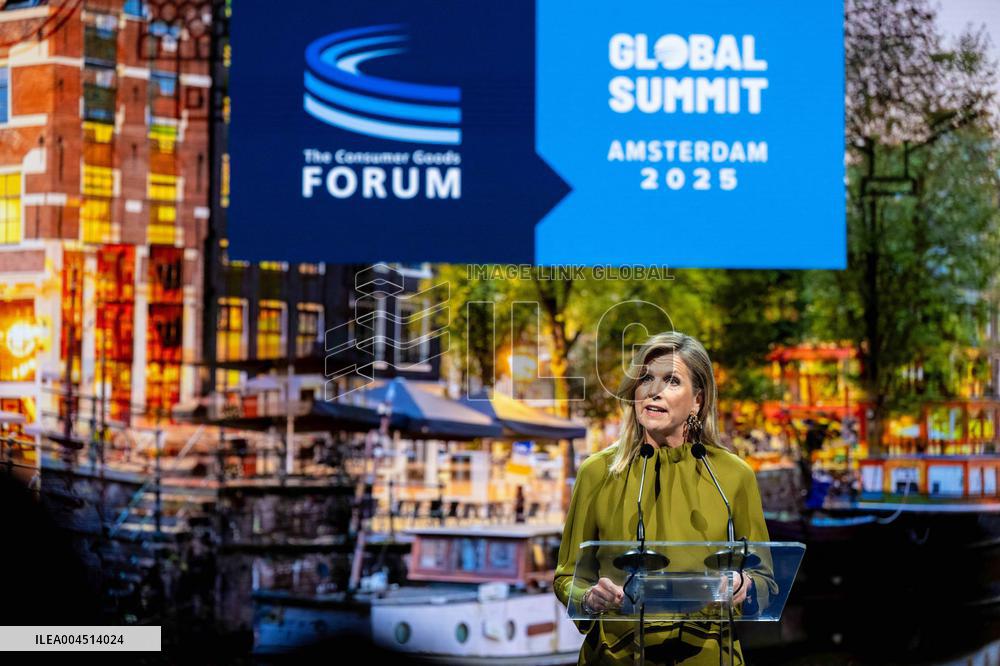 Queen Maxima at the Global Summit Consumer Goods Forum - Amsterdam