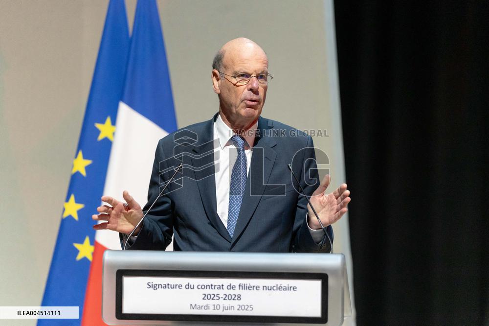 Signing of the strategic contract for the nuclear industry - Massy Aj