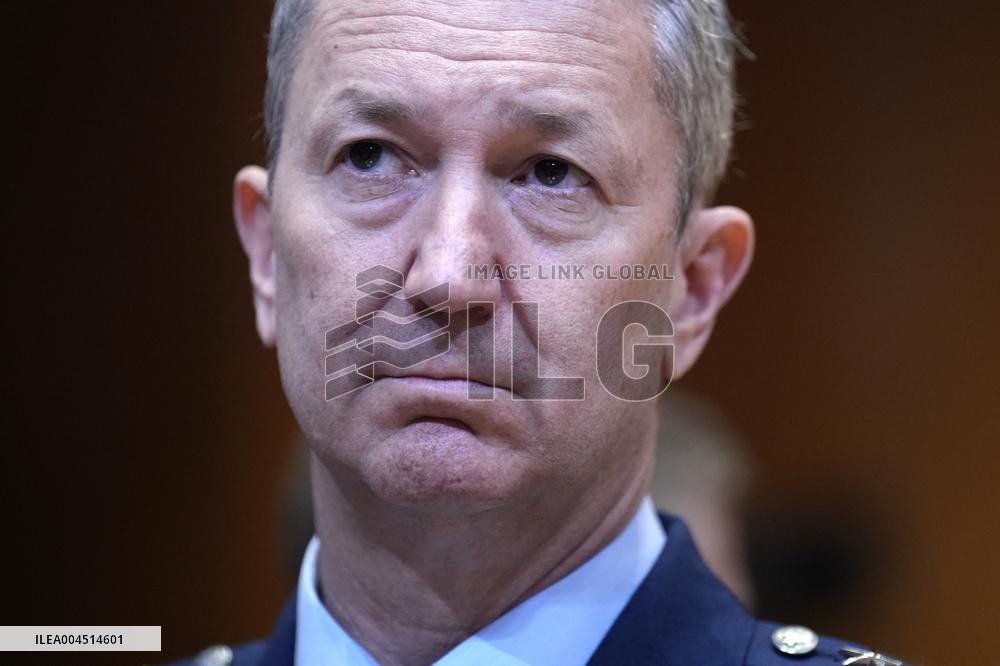 Pete Hegseth on Capitol Hill - Washington