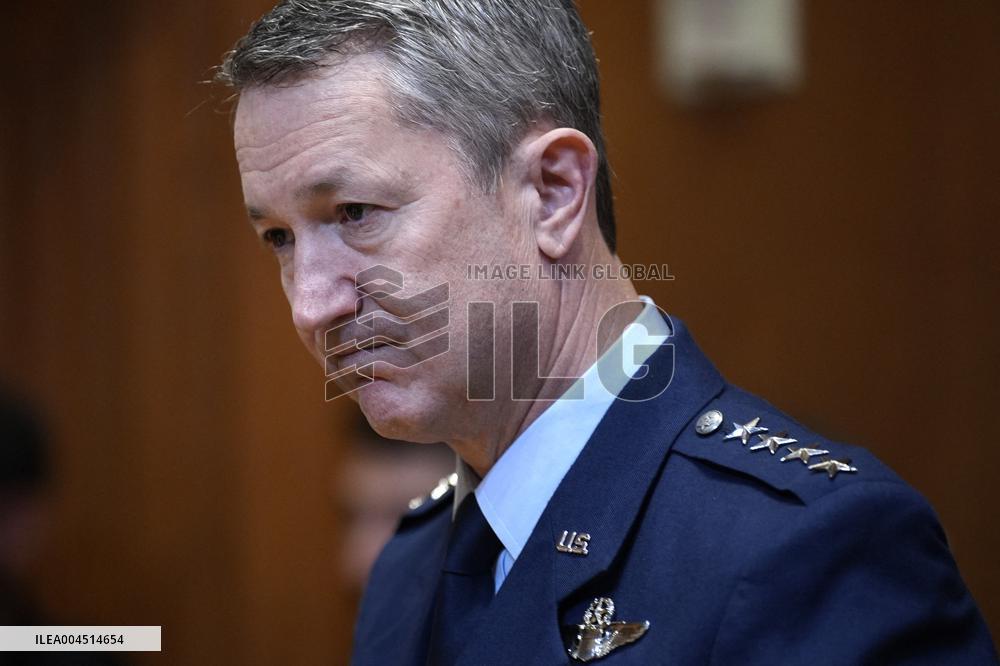 Pete Hegseth on Capitol Hill - Washington