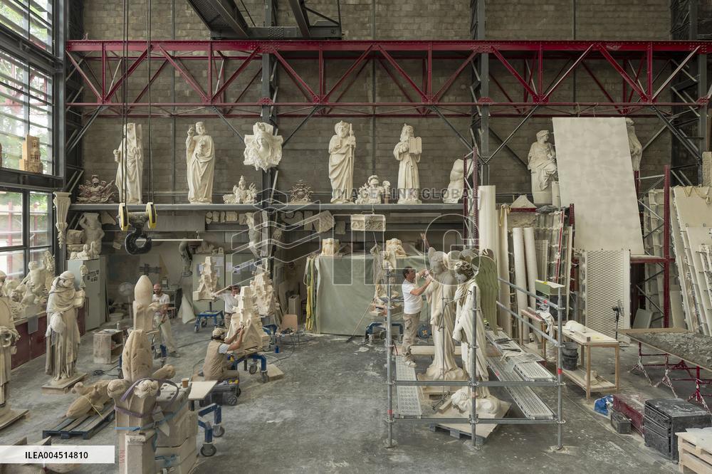 Exclusive - Illustration - The Cathedral of Notre Dame - Paris