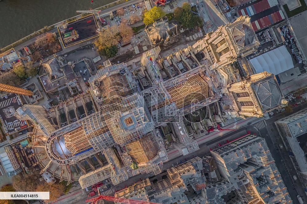 Exclusive - Illustration - The Cathedral of Notre Dame - Paris