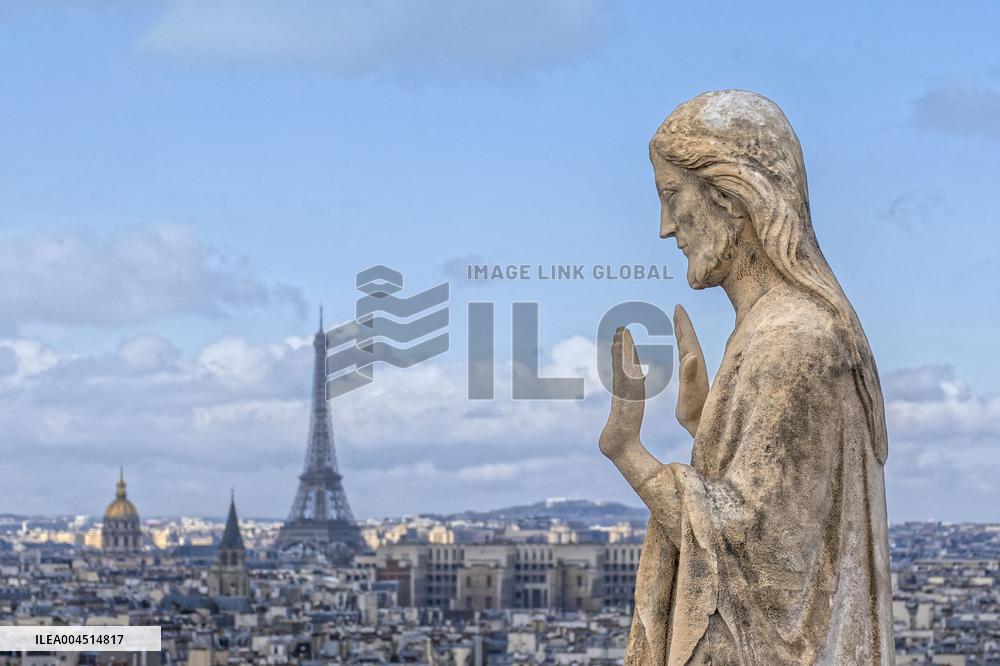 Exclusive - Illustration - The Cathedral of Notre Dame - Paris