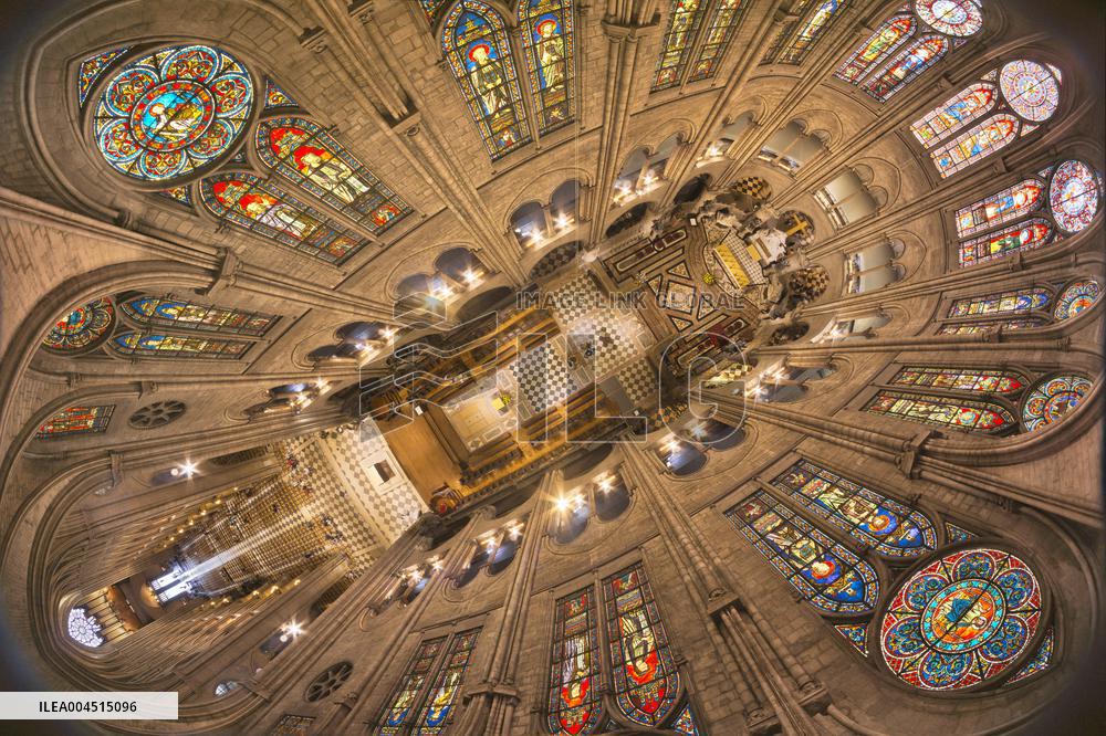 Exclusive - Illustration - The Cathedral of Notre Dame - Paris