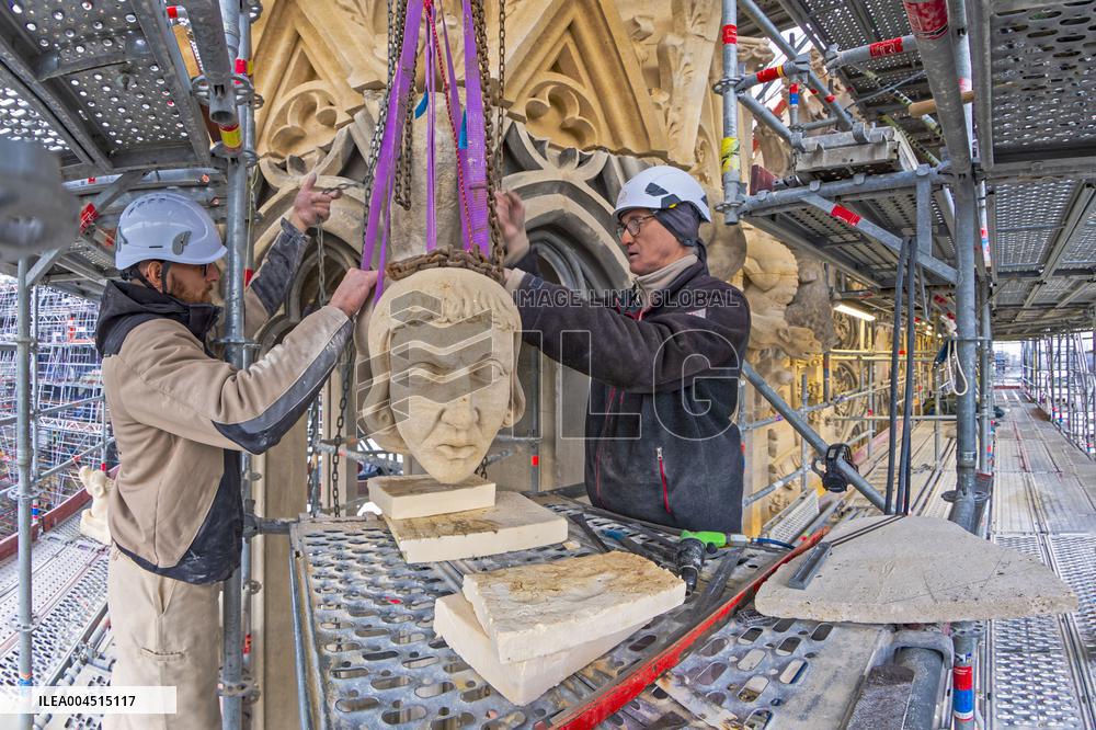 Exclusive - Illustration - The Cathedral of Notre Dame - Paris
