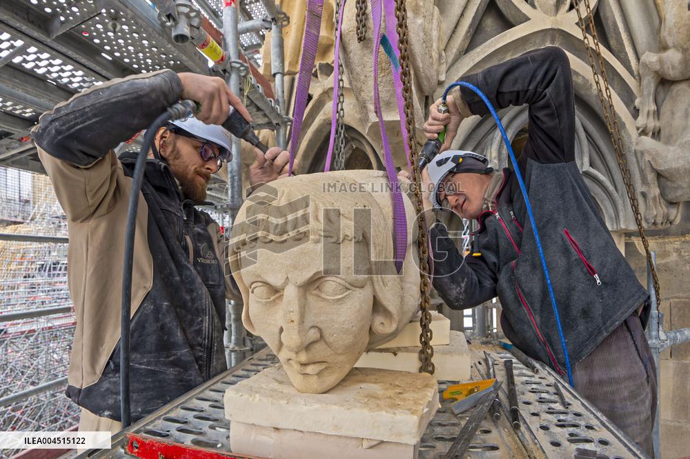 Exclusive - Illustration - The Cathedral of Notre Dame - Paris