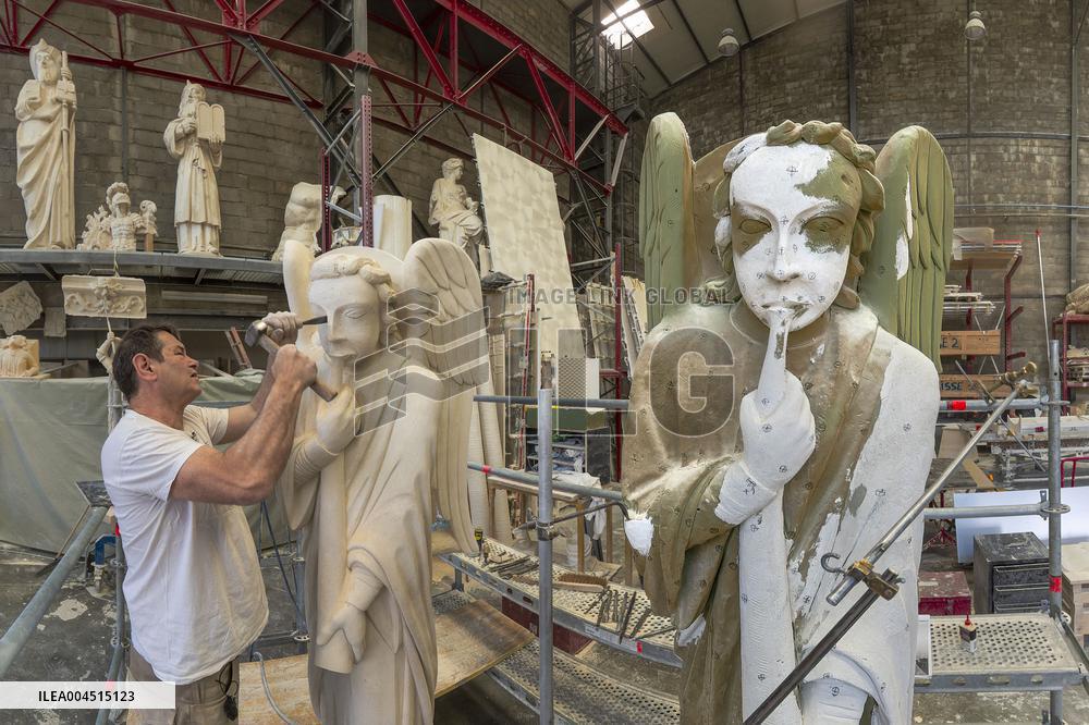 Exclusive - Illustration - The Cathedral of Notre Dame - Paris