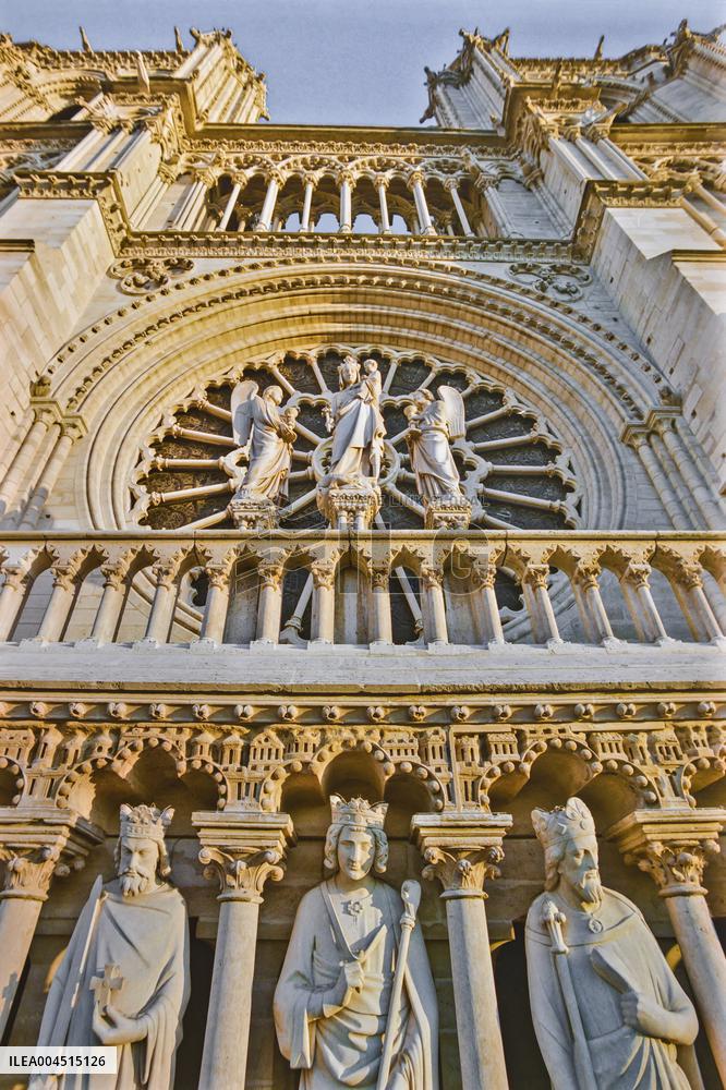 Exclusive - Illustration - The Cathedral of Notre Dame - Paris