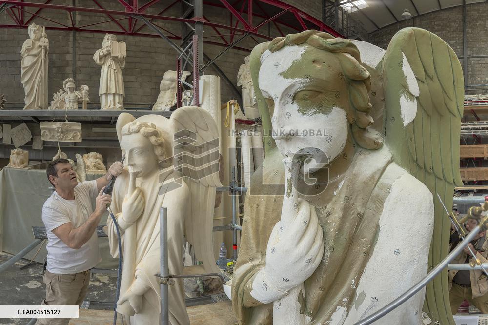 Exclusive - Illustration - The Cathedral of Notre Dame - Paris