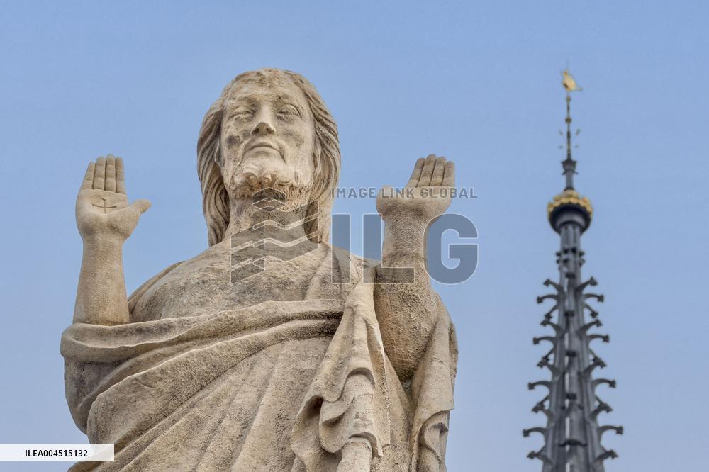 Exclusive - Illustration - The Cathedral of Notre Dame - Paris