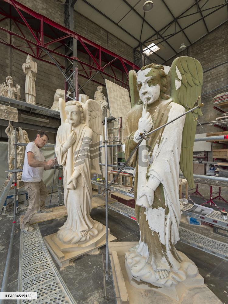 Exclusive - Illustration - The Cathedral of Notre Dame - Paris