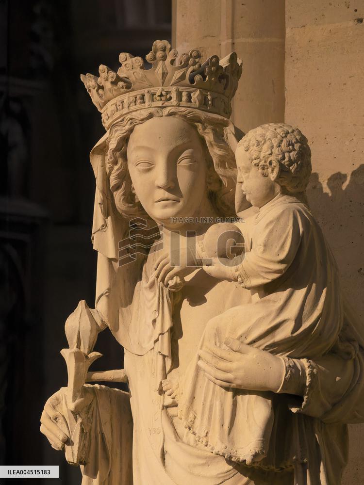 Exclusive - Illustration - The Cathedral of Notre Dame - Paris