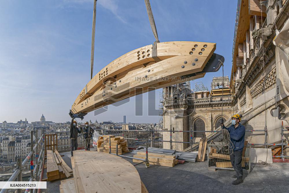 Exclusive - Illustration - The Cathedral of Notre Dame - Paris