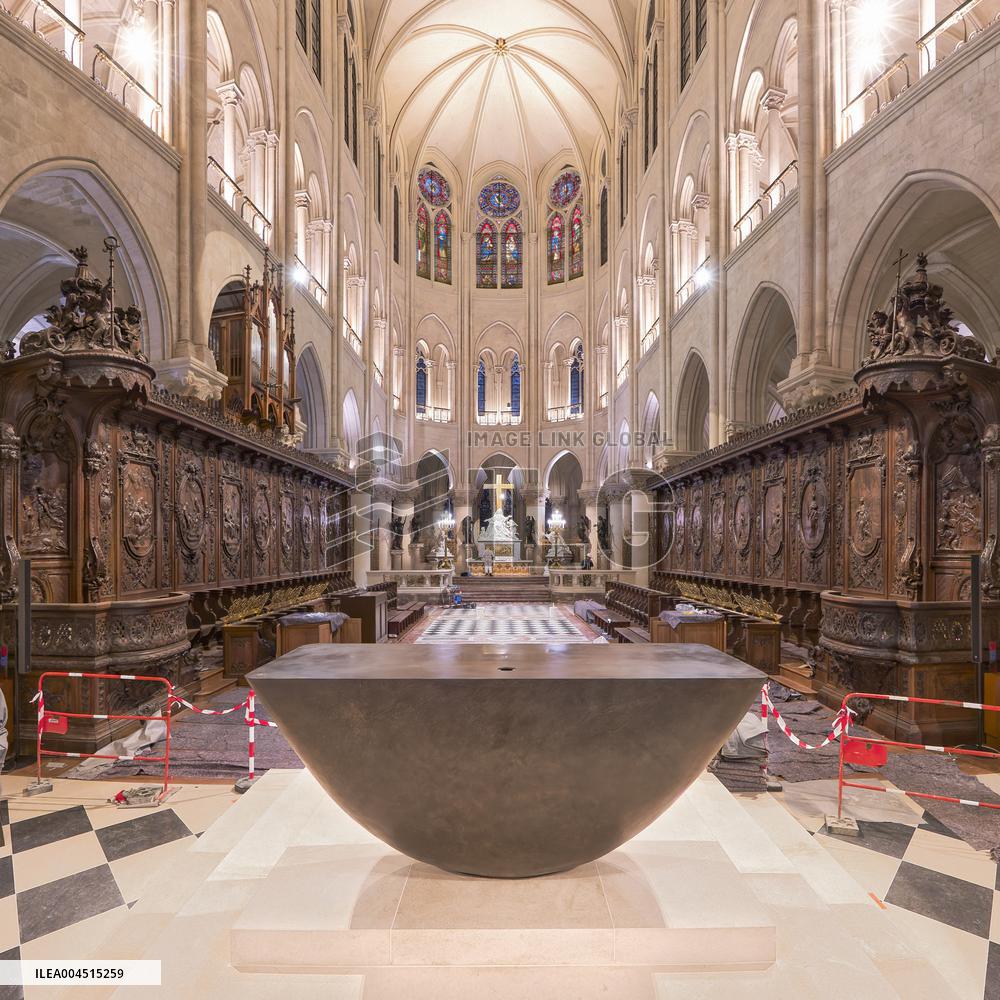 Exclusive - Illustration - The Cathedral of Notre Dame - Paris