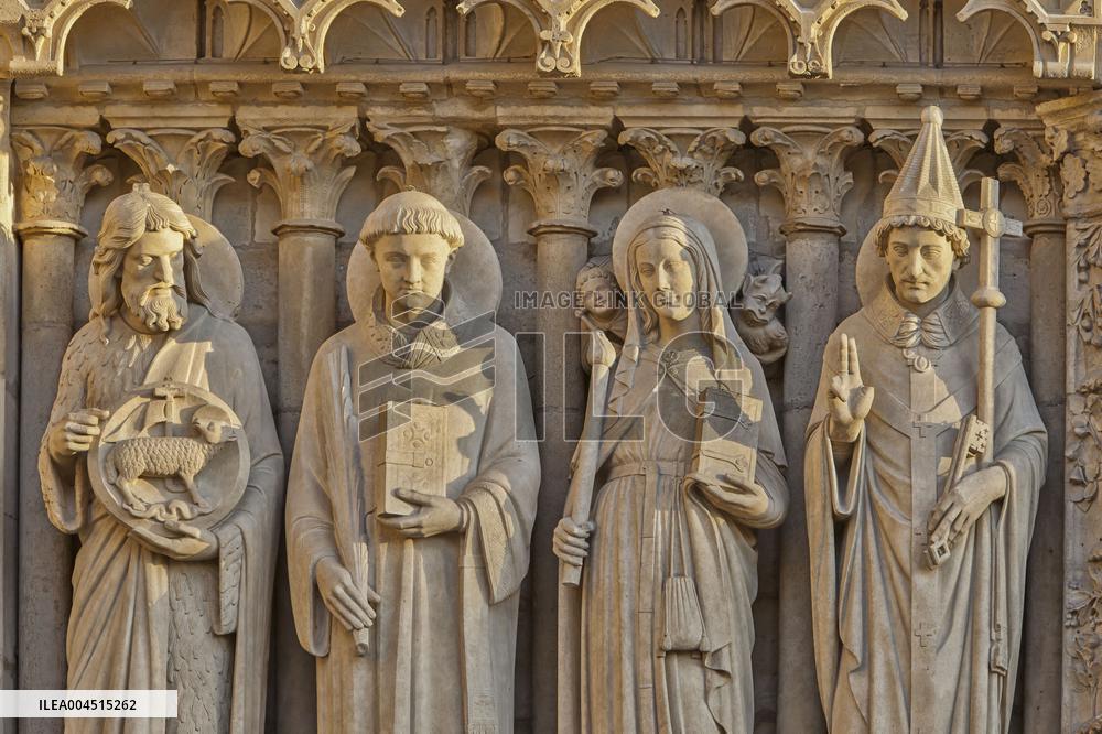 Exclusive - Illustration - The Cathedral of Notre Dame - Paris