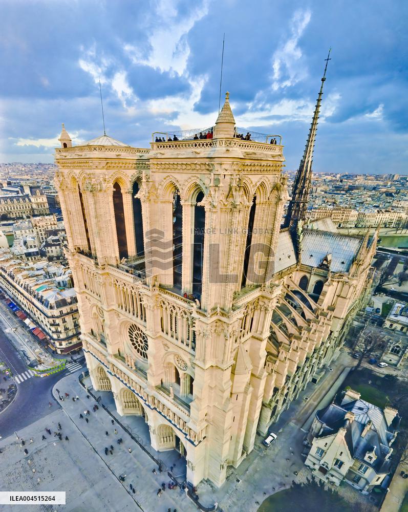 Exclusive - Illustration - The Cathedral of Notre Dame - Paris