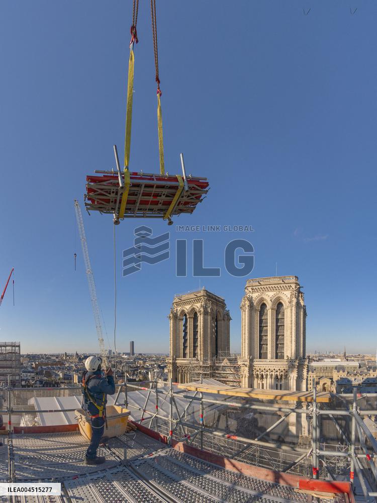 Exclusive - Illustration - The Cathedral of Notre Dame - Paris