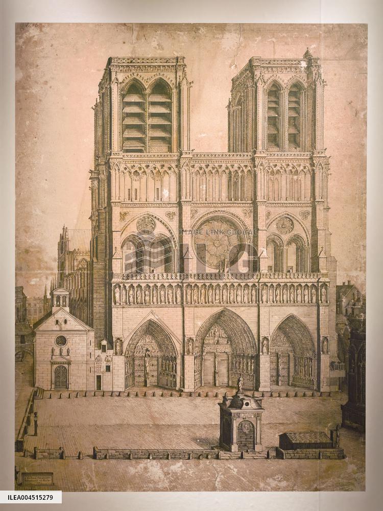 Exclusive - Illustration - The Cathedral of Notre Dame - Paris