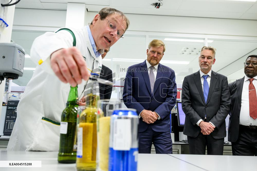 King Willem-Alexander Opens Dr. H.P. Heineken Centre - Netherlands