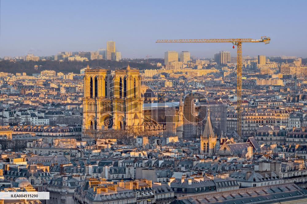 Exclusive - Illustration - The Cathedral of Notre Dame - Paris