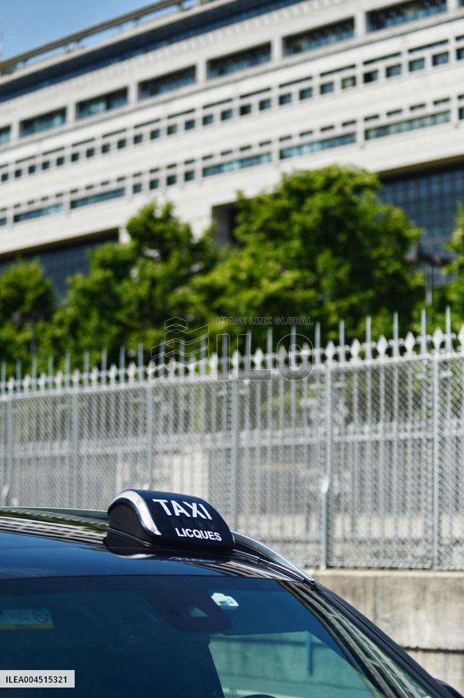 Angry Taxis Rally - Paris