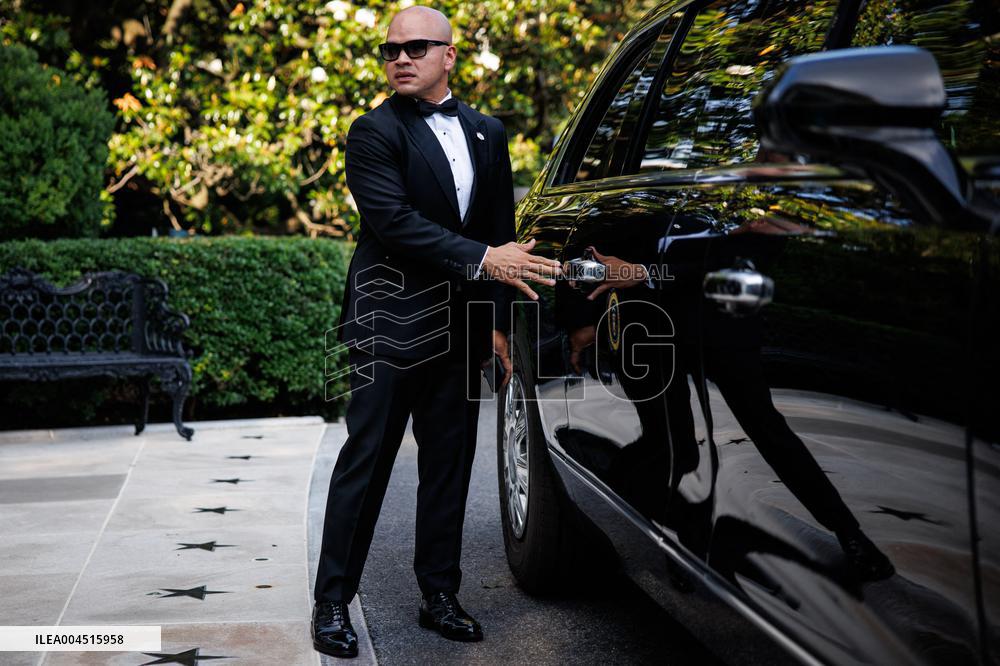 DC: U.S. President Trump Attends Les Miserables Opening Night at Kennedy Center