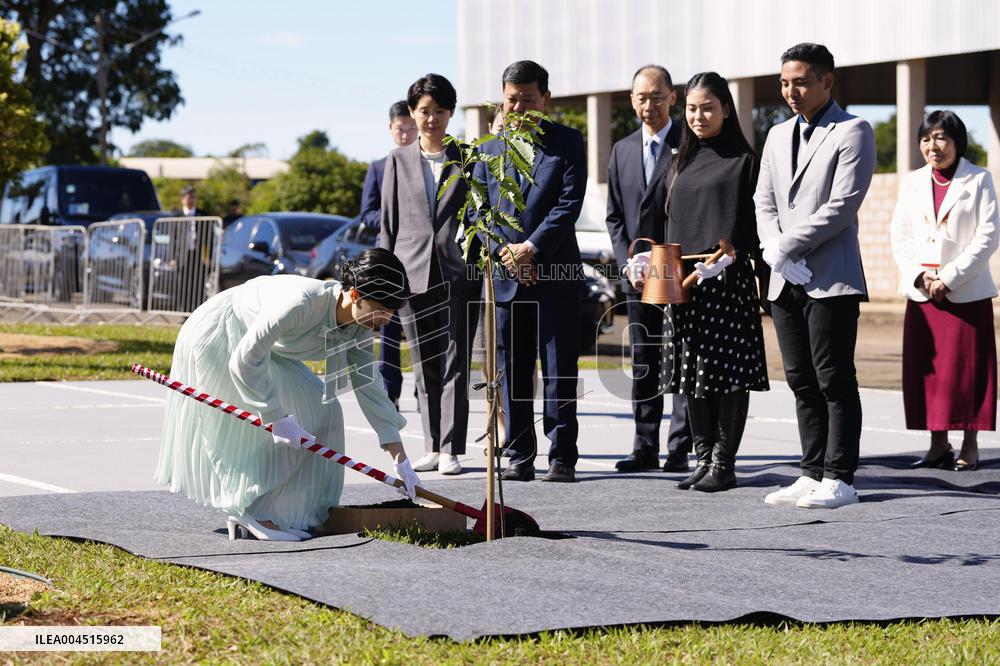 Japan's Princess Kako in Brazil