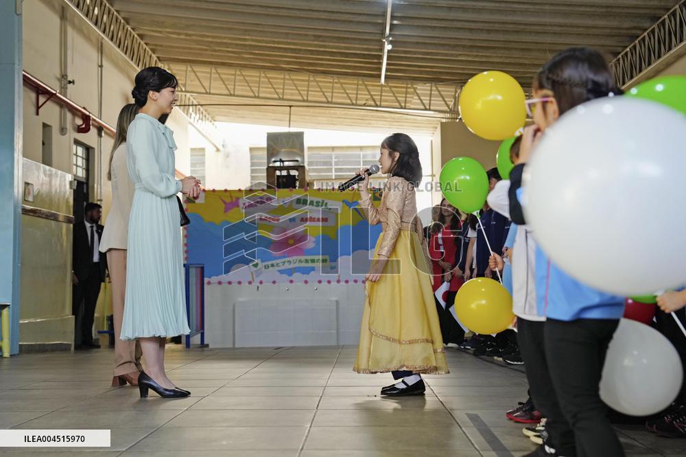 Japan's Princess Kako in Brazil