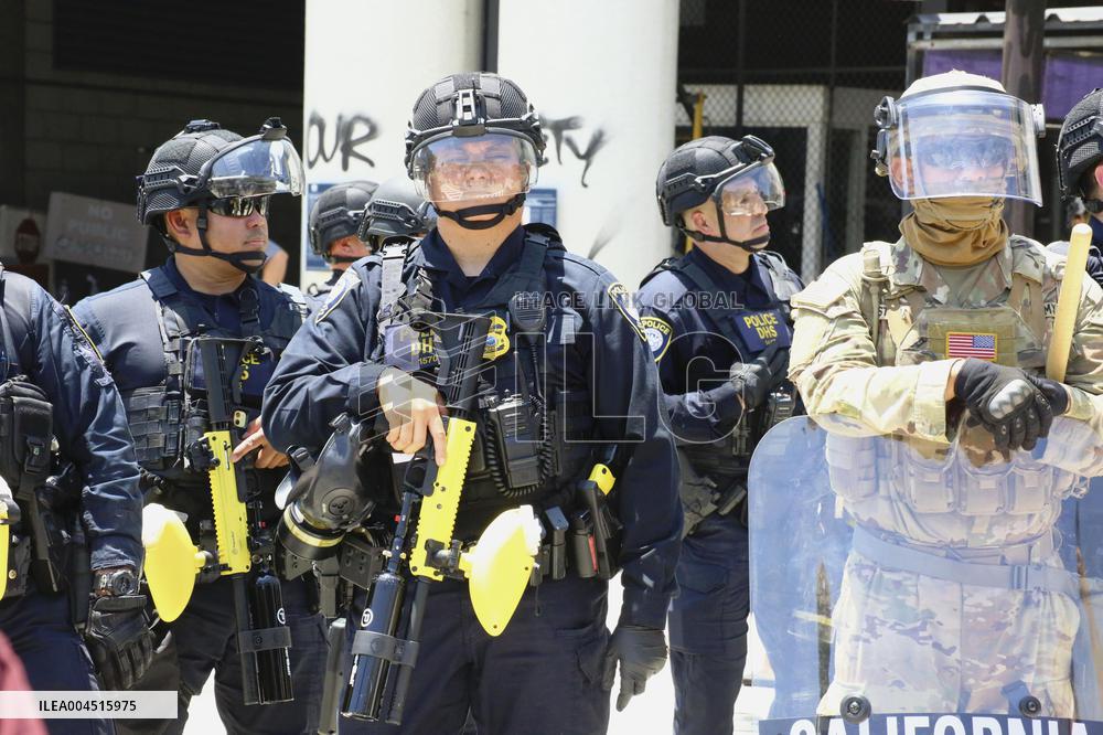 Immigration raid protests