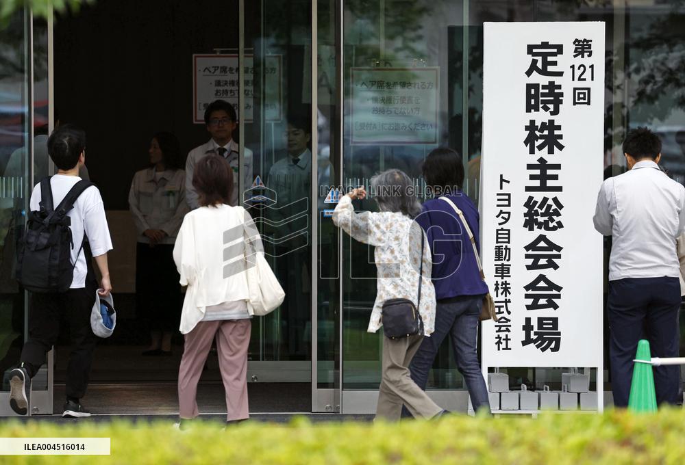 Toyota shareholders' meeting