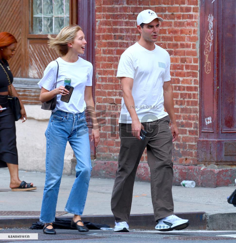 Princess Maria-Olympia of Greece Out - NYC
