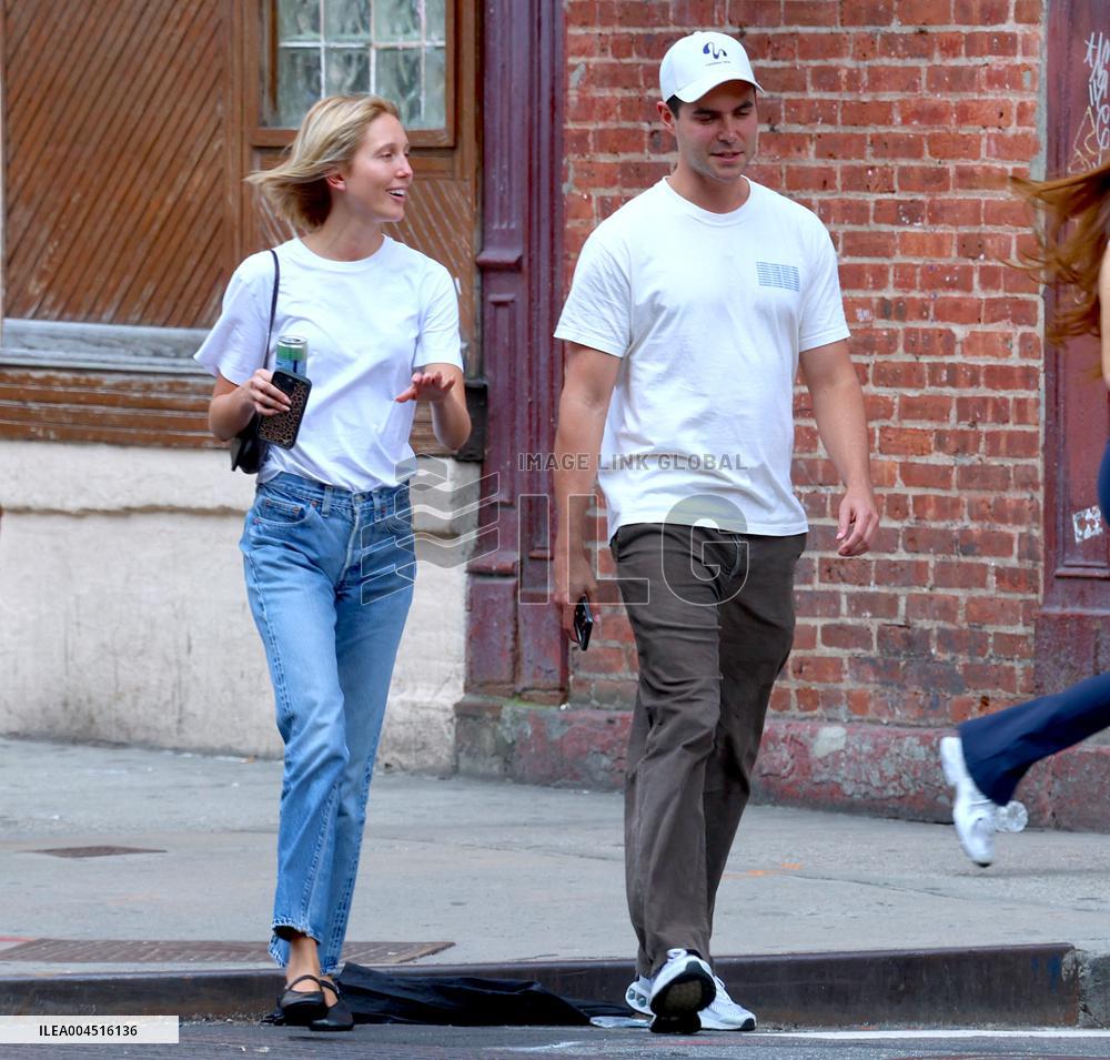 Princess Maria-Olympia of Greece Out - NYC