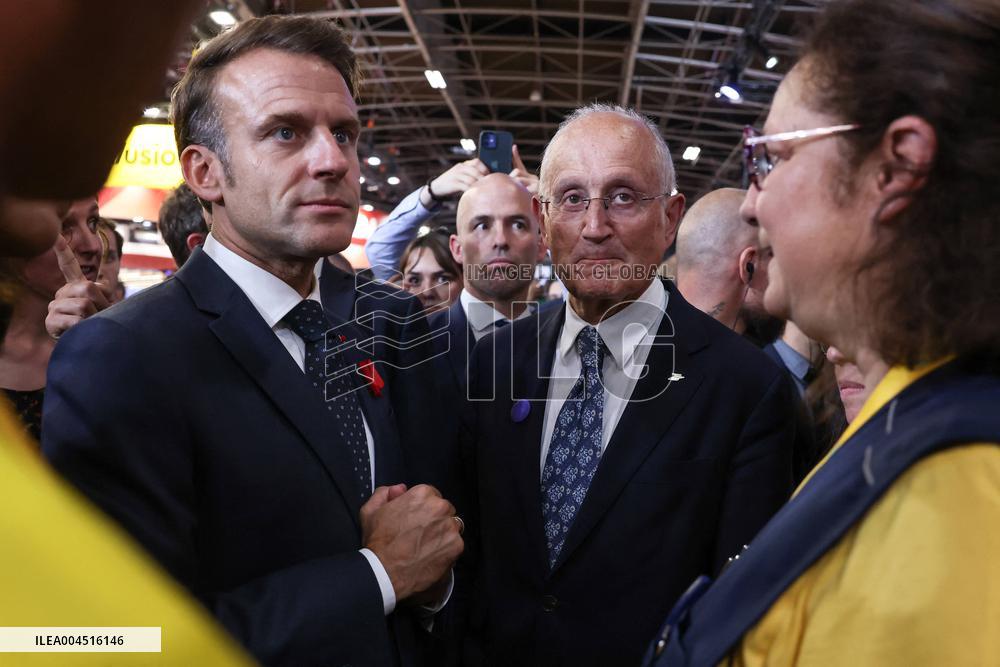 President Macron Visits The Viva Technology - Paris