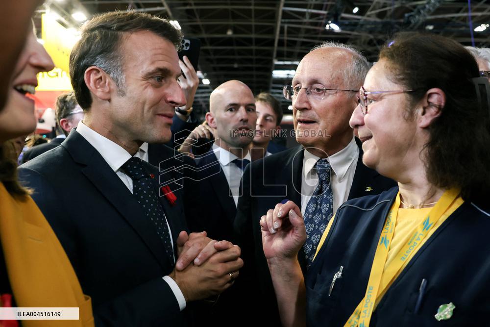 President Macron Visits The Viva Technology - Paris