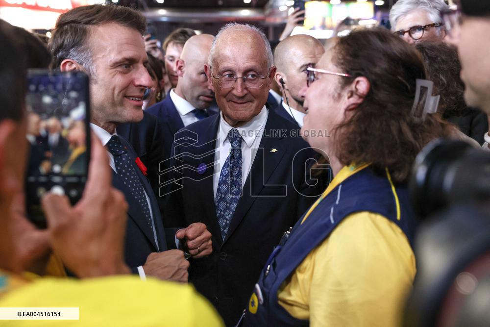 President Macron Visits The Viva Technology - Paris