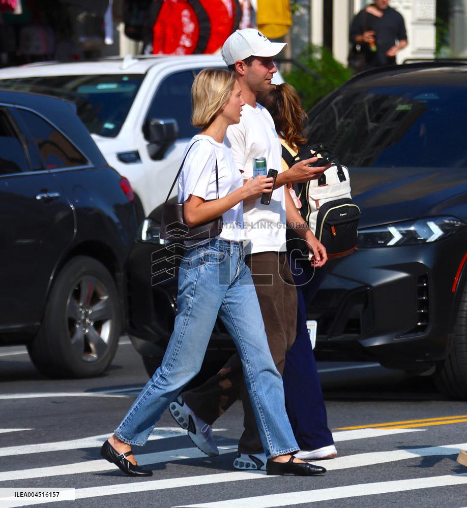 Princess Maria-Olympia of Greece Out - NYC