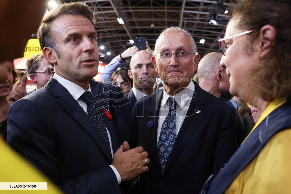President Macron Visits The Viva Technology - Paris