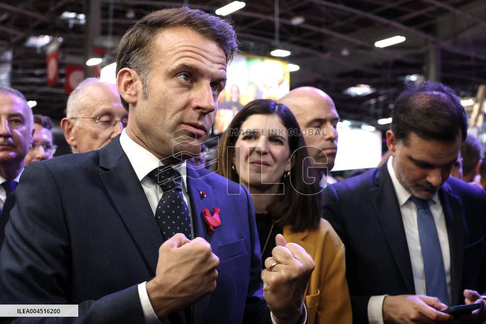 President Macron Visits The Viva Technology - Paris