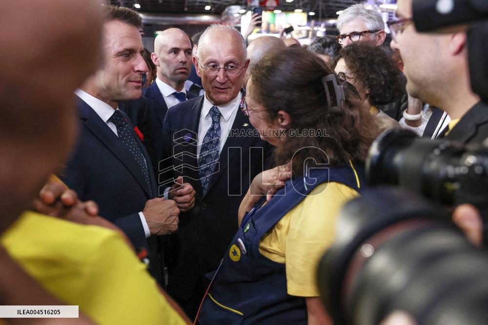 President Macron Visits The Viva Technology - Paris