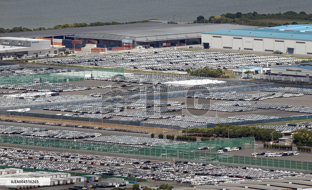 Distant view of Nissan Motor Kyushu Plant