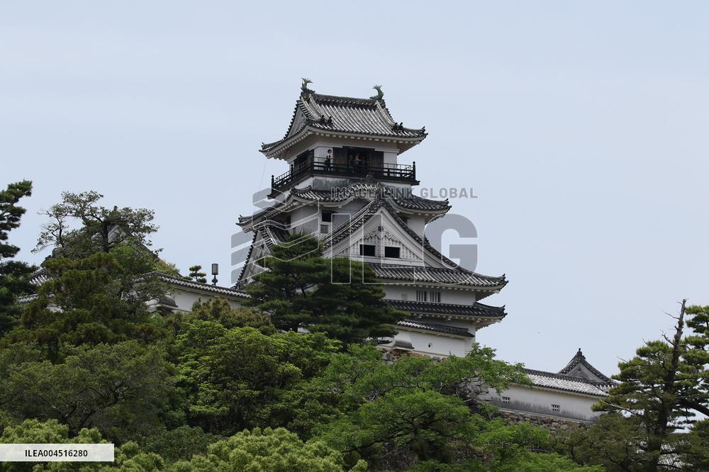 The exterior of Kochi Castle