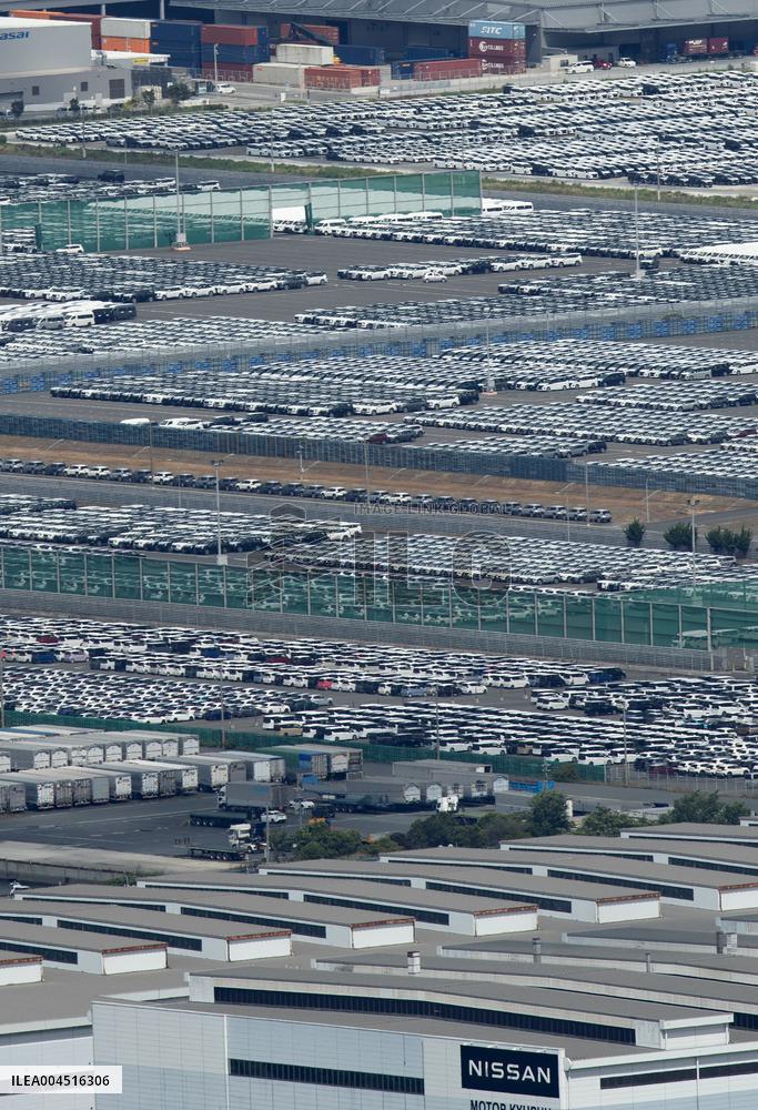 Distant view of Nissan Motor Kyushu Plant