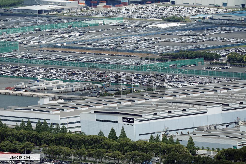 Distant view of Nissan Motor Kyushu Plant