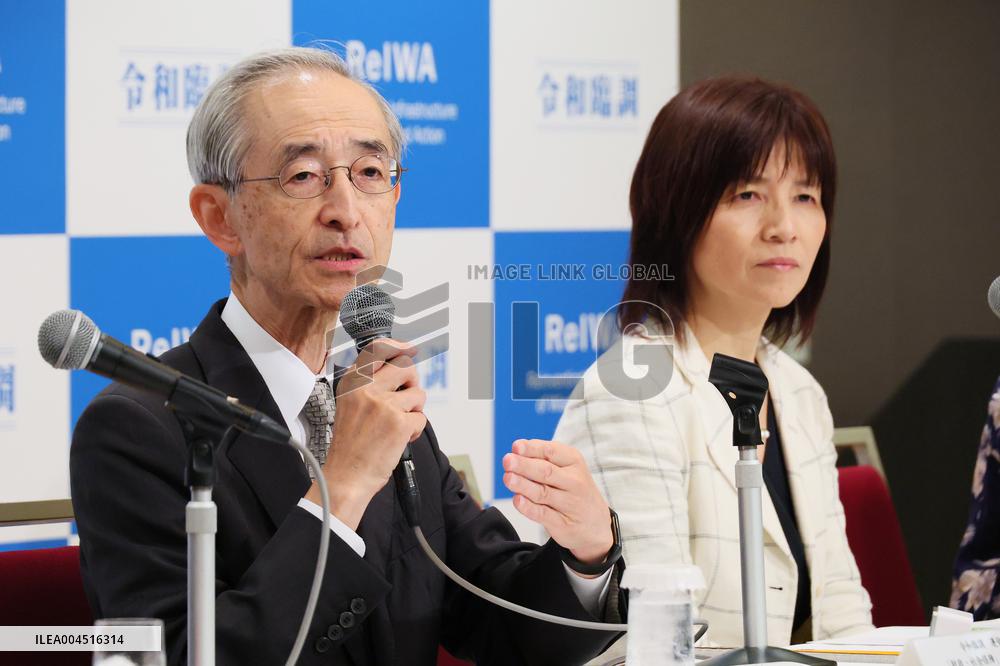 ReIWA “Finance and Social Security” Subcommittee Recommendations Press Conference