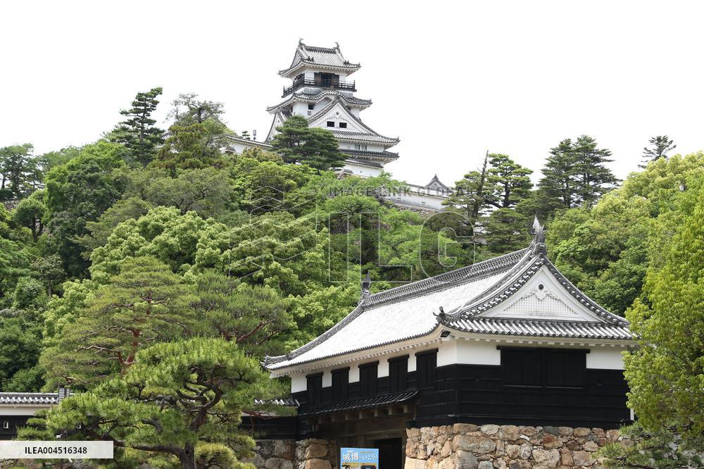 The exterior of Kochi Castle