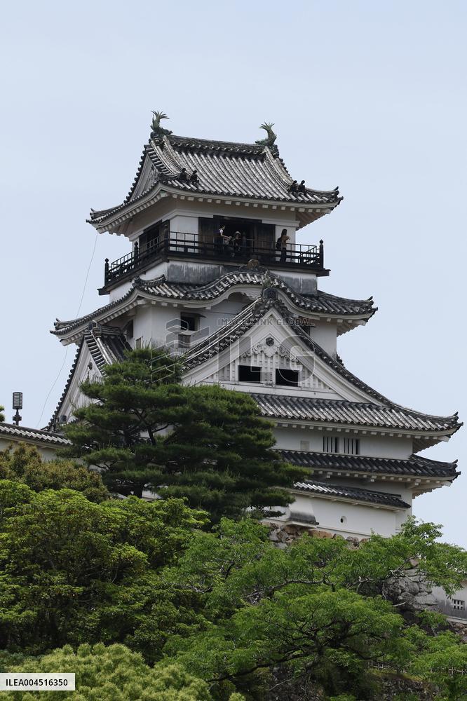 The exterior of Kochi Castle