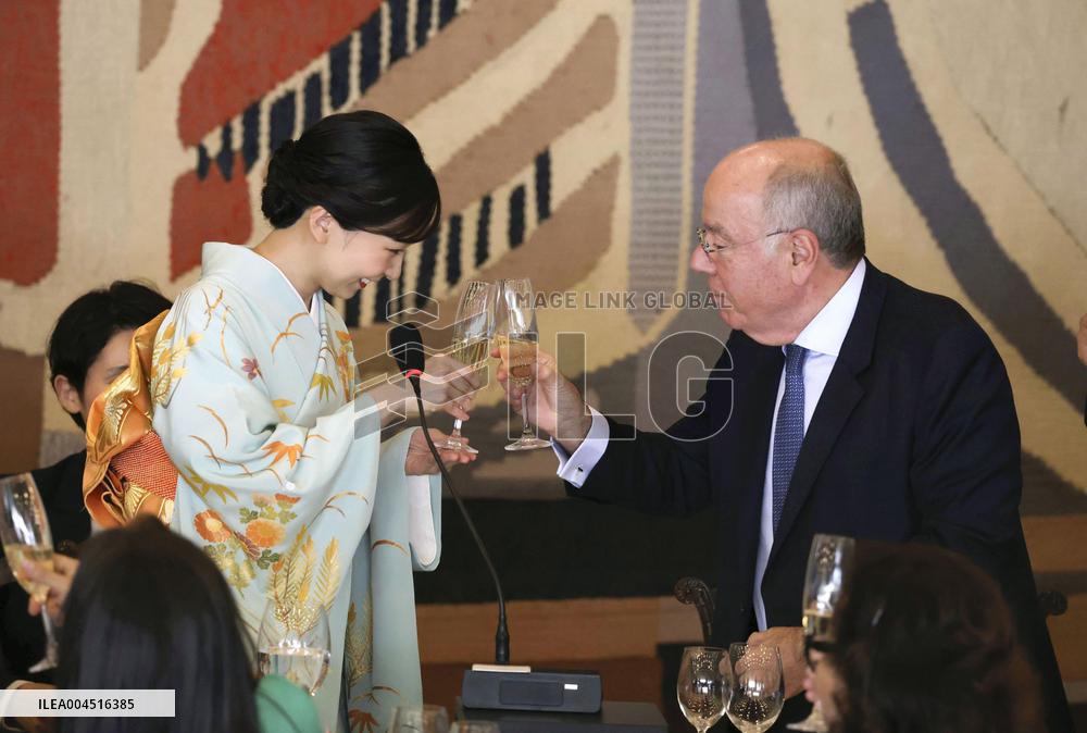 Japan's Princess Kako in Brazil