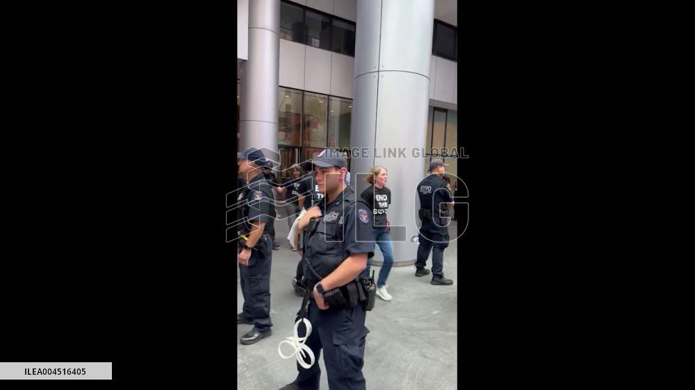 US: 100 Arrested Amid Protests Demanding End to Military Shipments to Israel