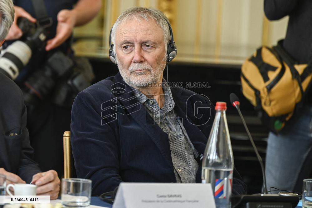 European Union s Ministers Of Culture Working Day - Paris