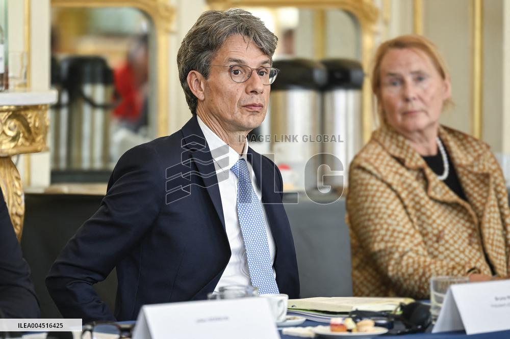 European Union s Ministers Of Culture Working Day - Paris